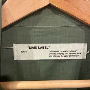 OFF WHITE c/o virgin abloh camo jacket